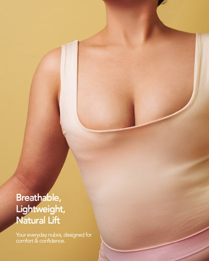 BonBon Nubra - Ultra-Soft Fabric Adhesive Push-Up Nubra | Sensitive-Skin Friendly