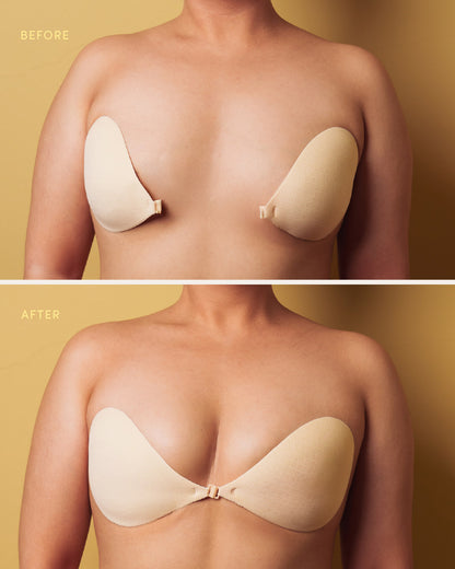 BonBon Nubra - Ultra-Soft Fabric Adhesive Push-Up Nubra | Sensitive-Skin Friendly
